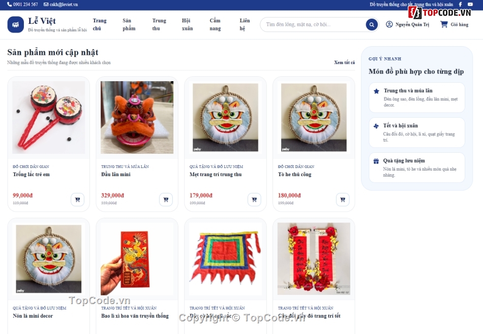 website,web sản phẩm,web bán sản phẩm